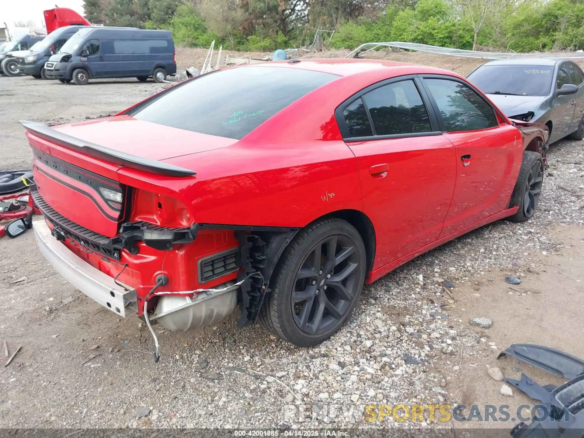 4 Photograph of a damaged car 2C3CDXBG6NH141957 DODGE CHARGER 2022