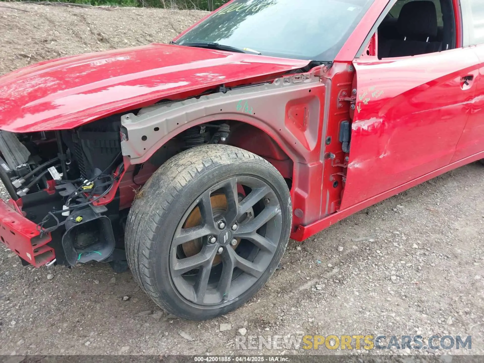 6 Photograph of a damaged car 2C3CDXBG6NH141957 DODGE CHARGER 2022