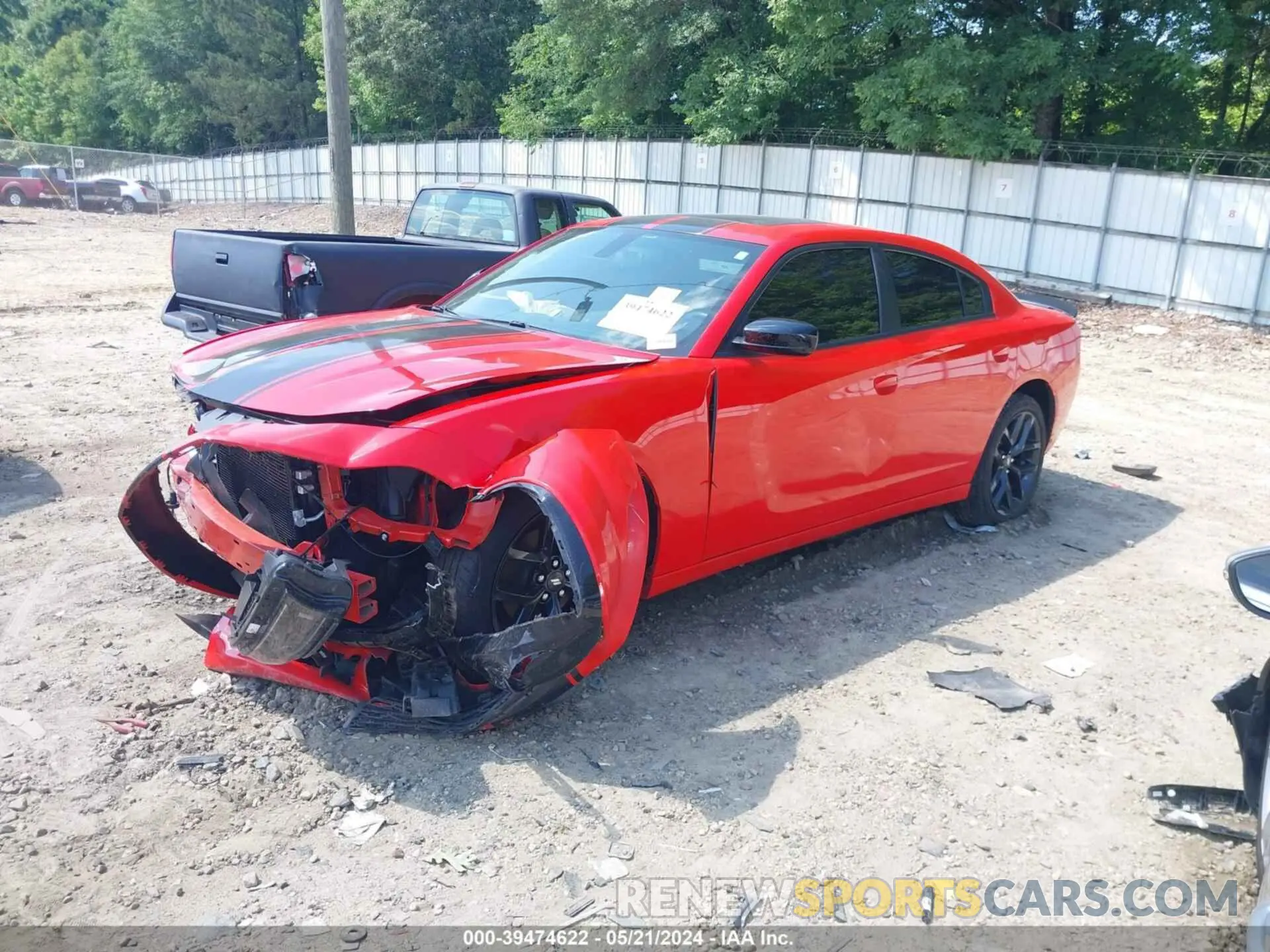 2 Photograph of a damaged car 2C3CDXBG6NH153428 DODGE CHARGER 2022