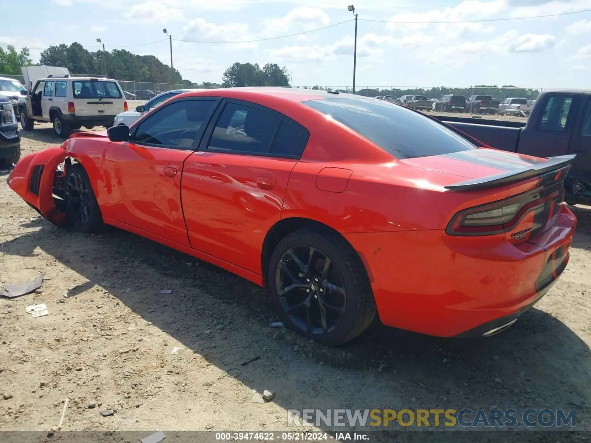 3 Photograph of a damaged car 2C3CDXBG6NH153428 DODGE CHARGER 2022