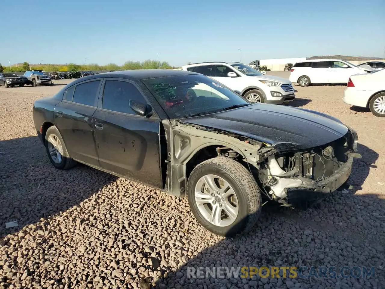 4 Photograph of a damaged car 2C3CDXBG6NH229875 DODGE CHARGER 2022