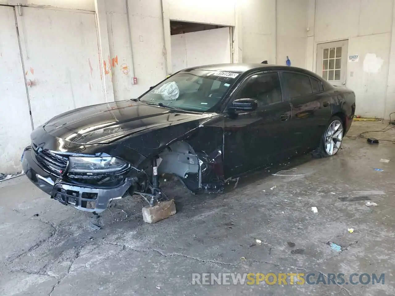 1 Photograph of a damaged car 2C3CDXBG6NH243596 DODGE CHARGER 2022