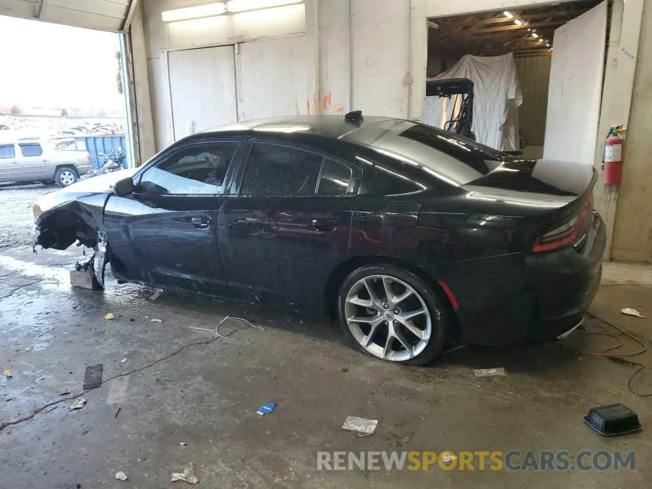 2 Photograph of a damaged car 2C3CDXBG6NH243596 DODGE CHARGER 2022