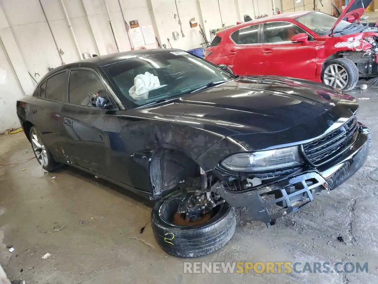 4 Photograph of a damaged car 2C3CDXBG6NH243596 DODGE CHARGER 2022