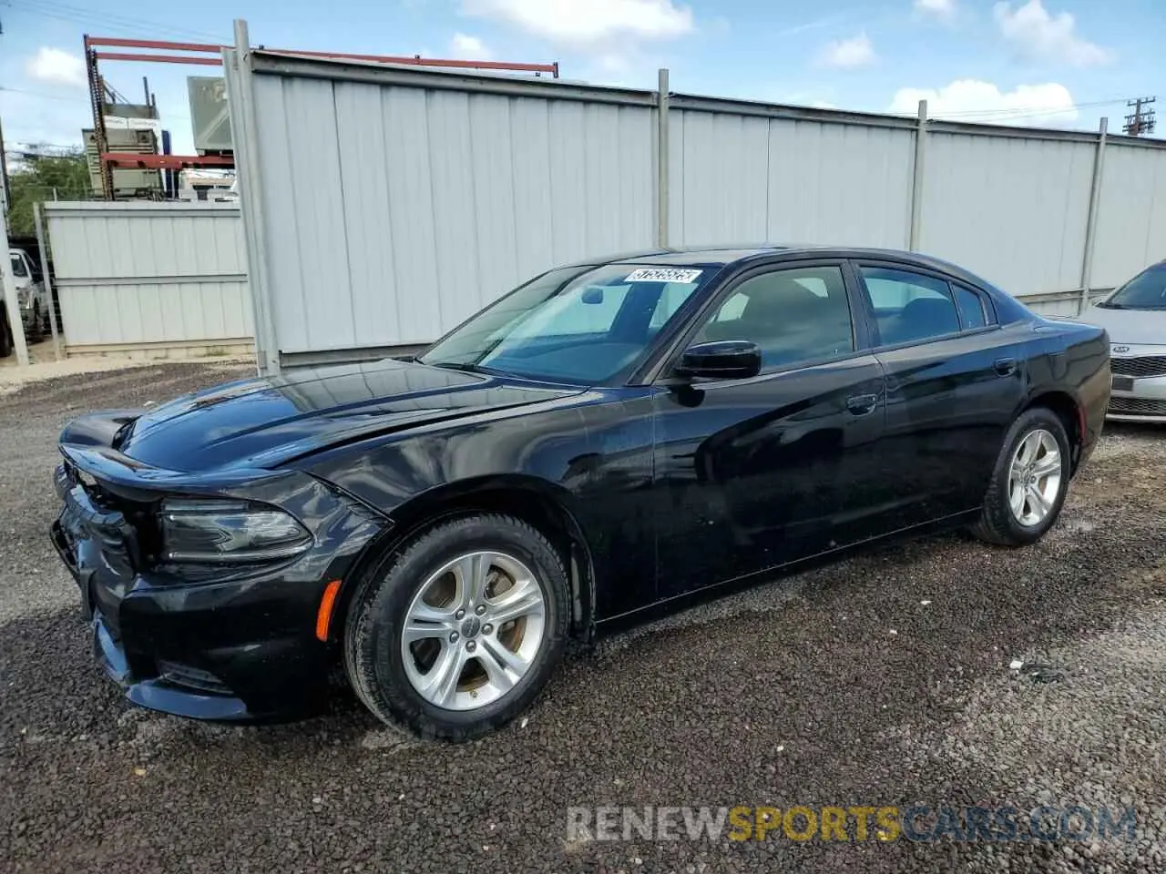 1 Photograph of a damaged car 2C3CDXBG6NH247857 DODGE CHARGER 2022