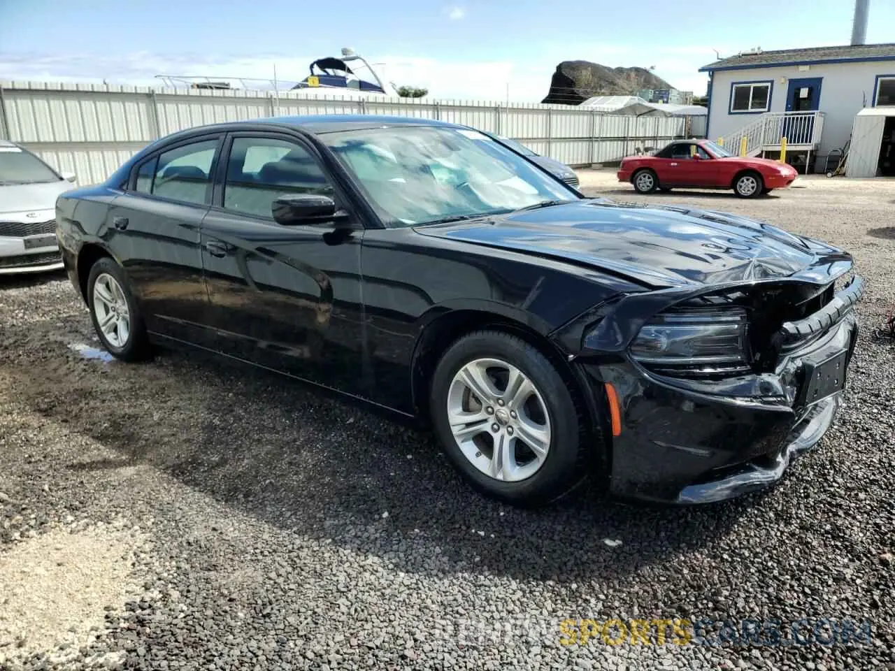 4 Photograph of a damaged car 2C3CDXBG6NH247857 DODGE CHARGER 2022