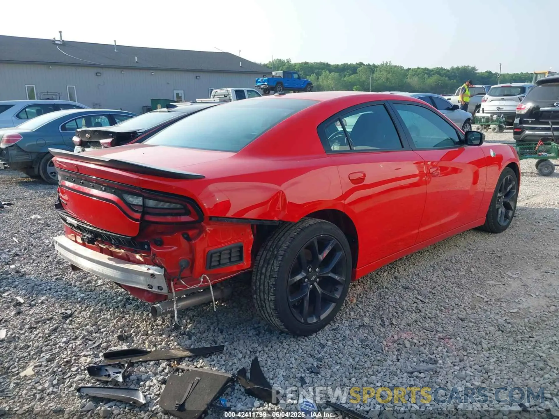 4 Photograph of a damaged car 2C3CDXBG7NH129705 DODGE CHARGER 2022