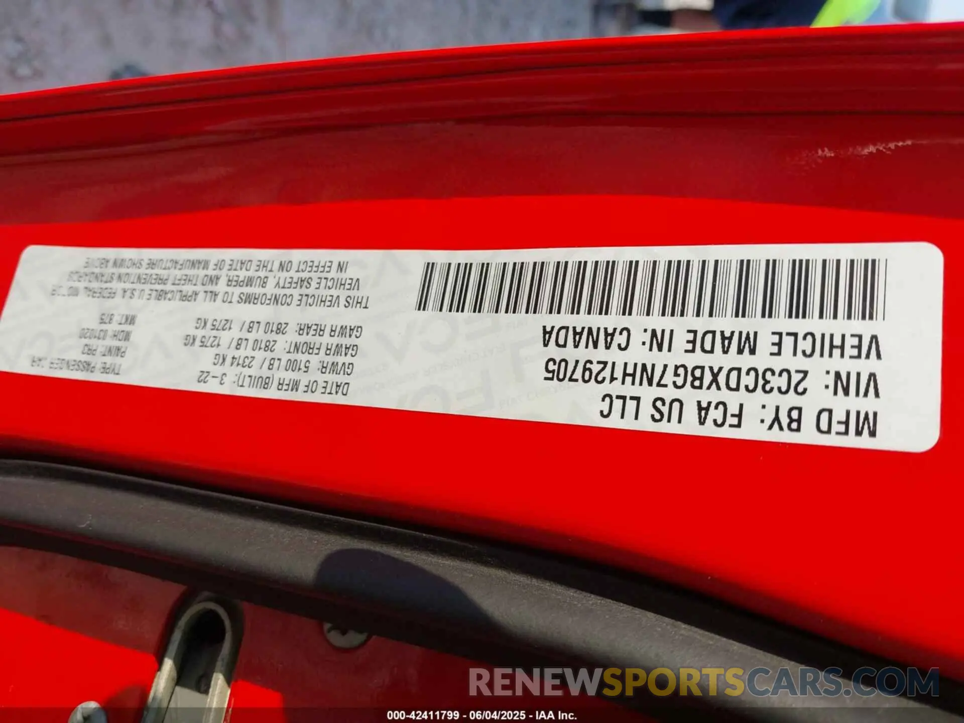 9 Photograph of a damaged car 2C3CDXBG7NH129705 DODGE CHARGER 2022