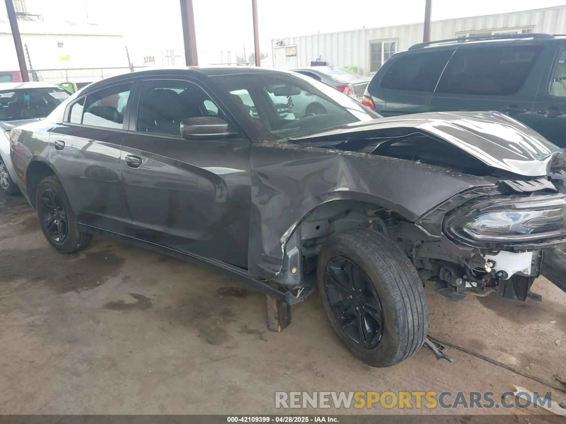 1 Photograph of a damaged car 2C3CDXBG7NH161392 DODGE CHARGER 2022