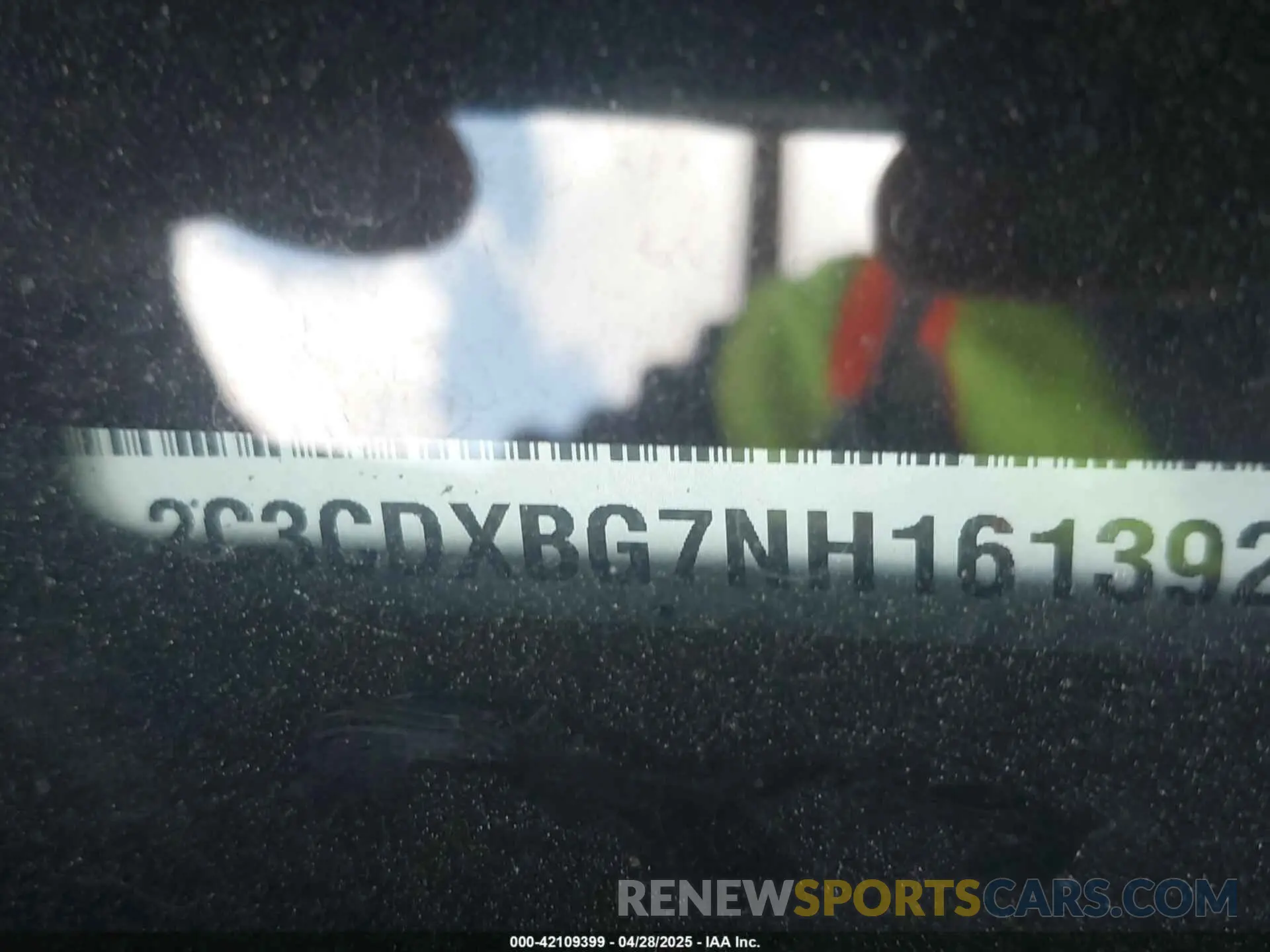 9 Photograph of a damaged car 2C3CDXBG7NH161392 DODGE CHARGER 2022
