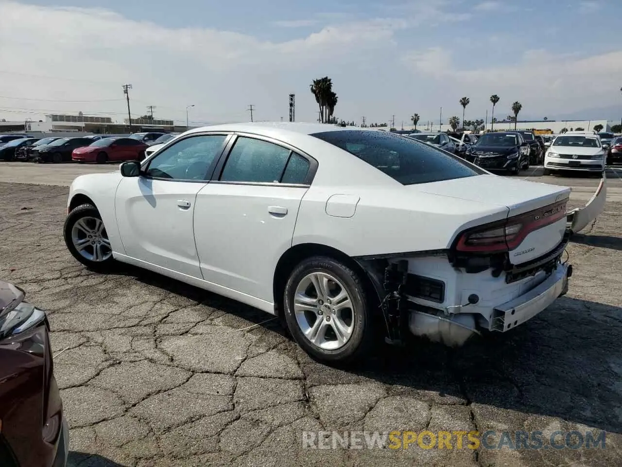 2 Photograph of a damaged car 2C3CDXBG7NH165636 DODGE CHARGER 2022