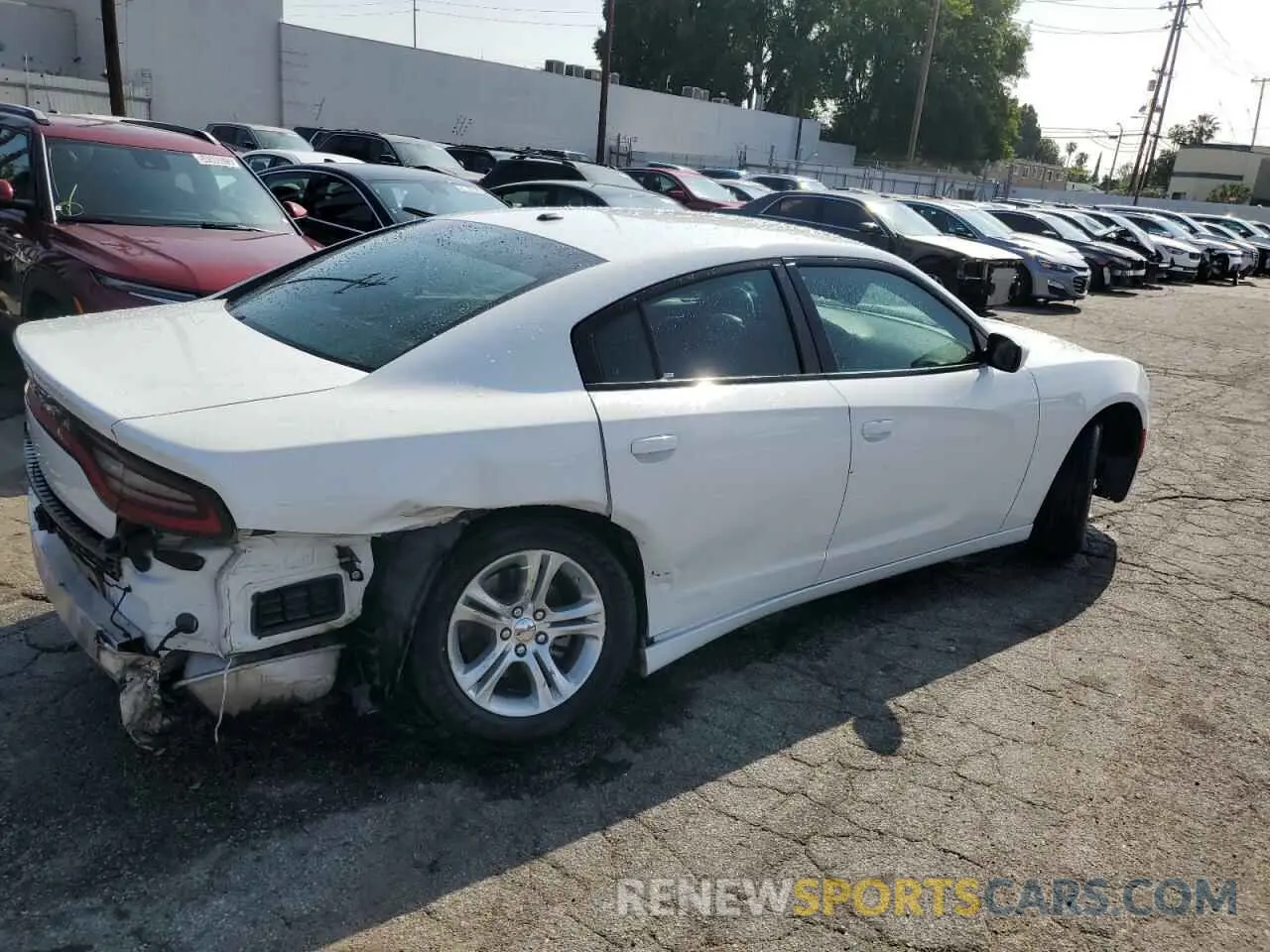 3 Photograph of a damaged car 2C3CDXBG7NH165636 DODGE CHARGER 2022