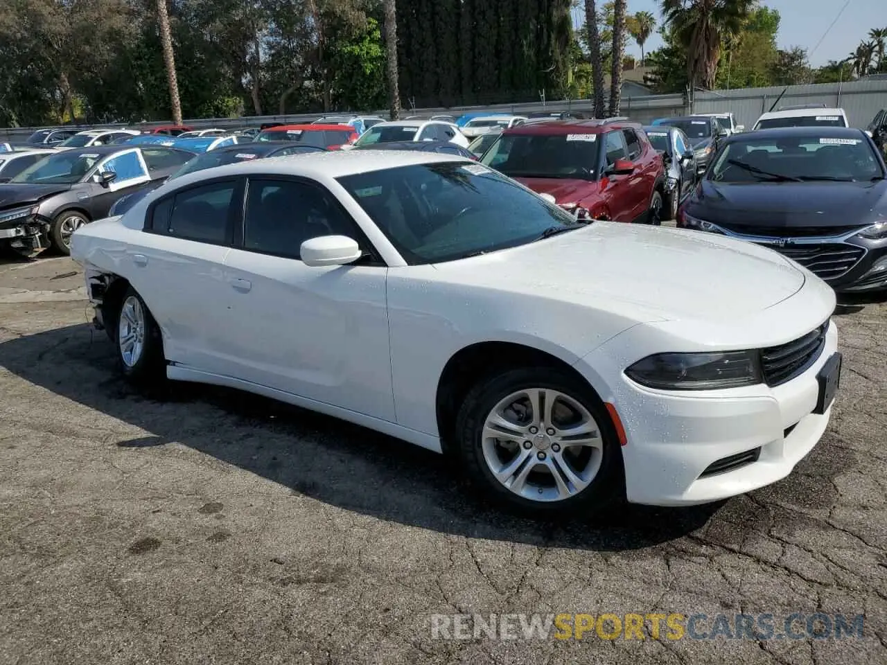 4 Photograph of a damaged car 2C3CDXBG7NH165636 DODGE CHARGER 2022