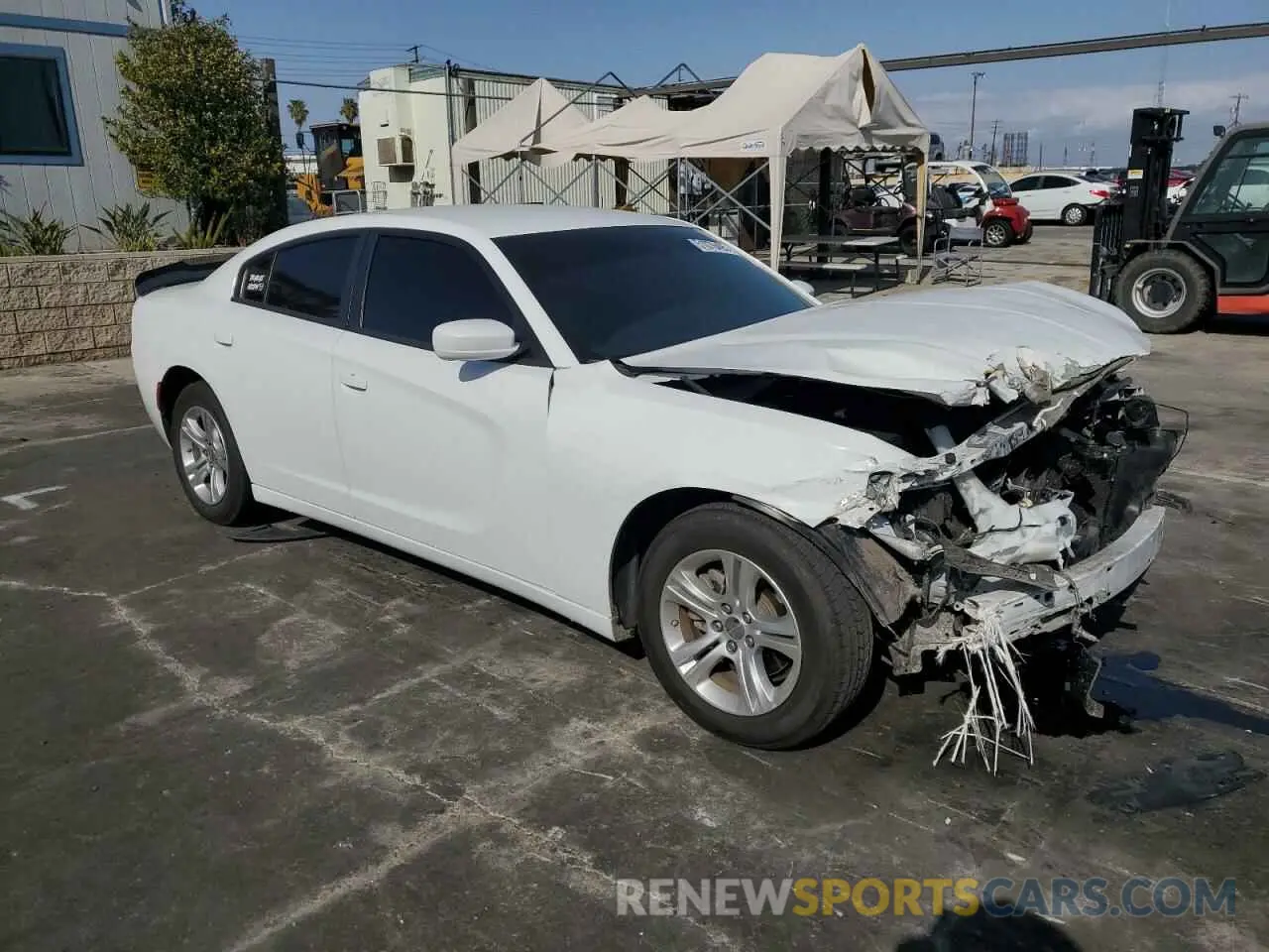 4 Photograph of a damaged car 2C3CDXBG7NH196577 DODGE CHARGER 2022