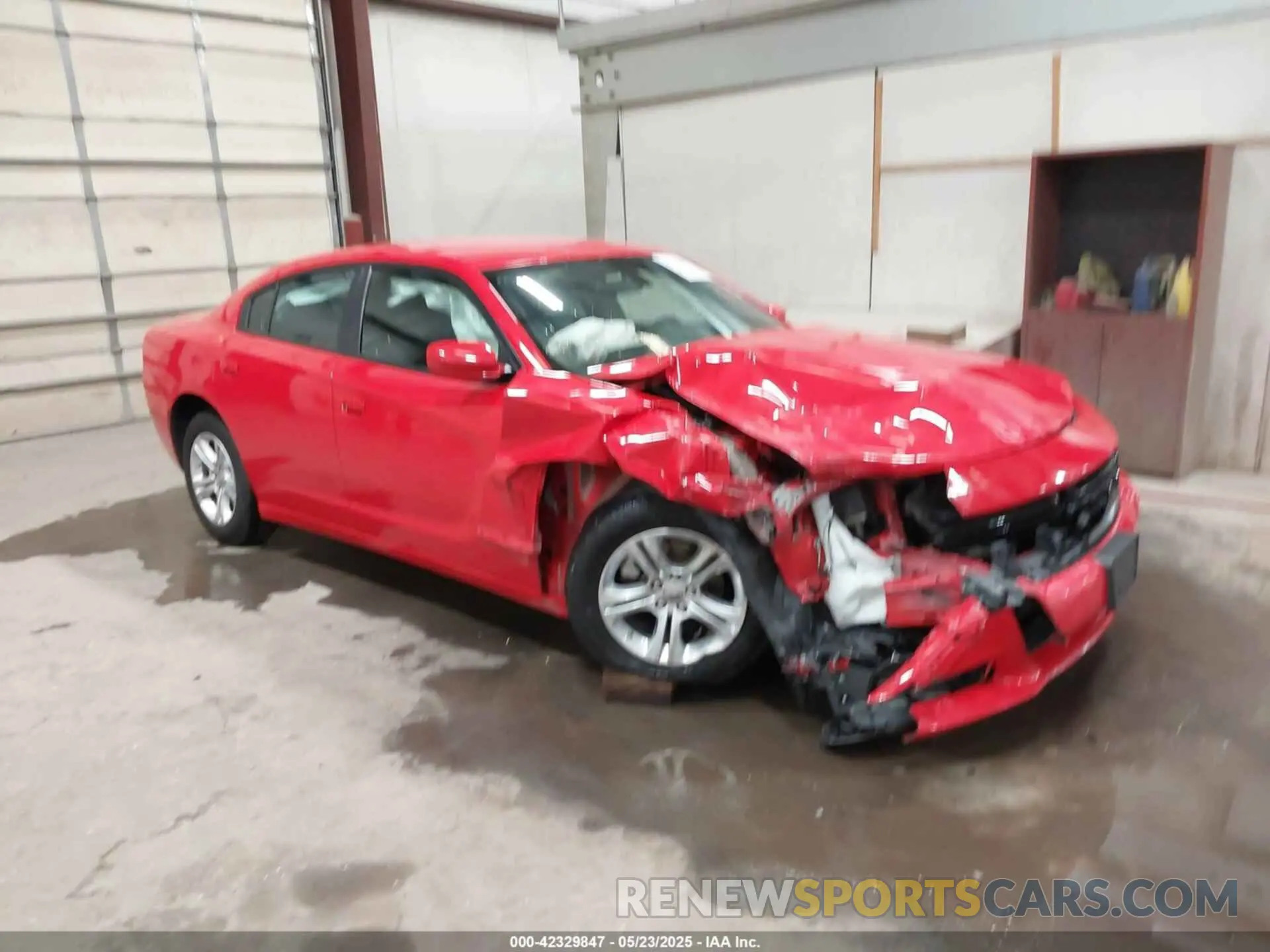1 Photograph of a damaged car 2C3CDXBG7NH200885 DODGE CHARGER 2022