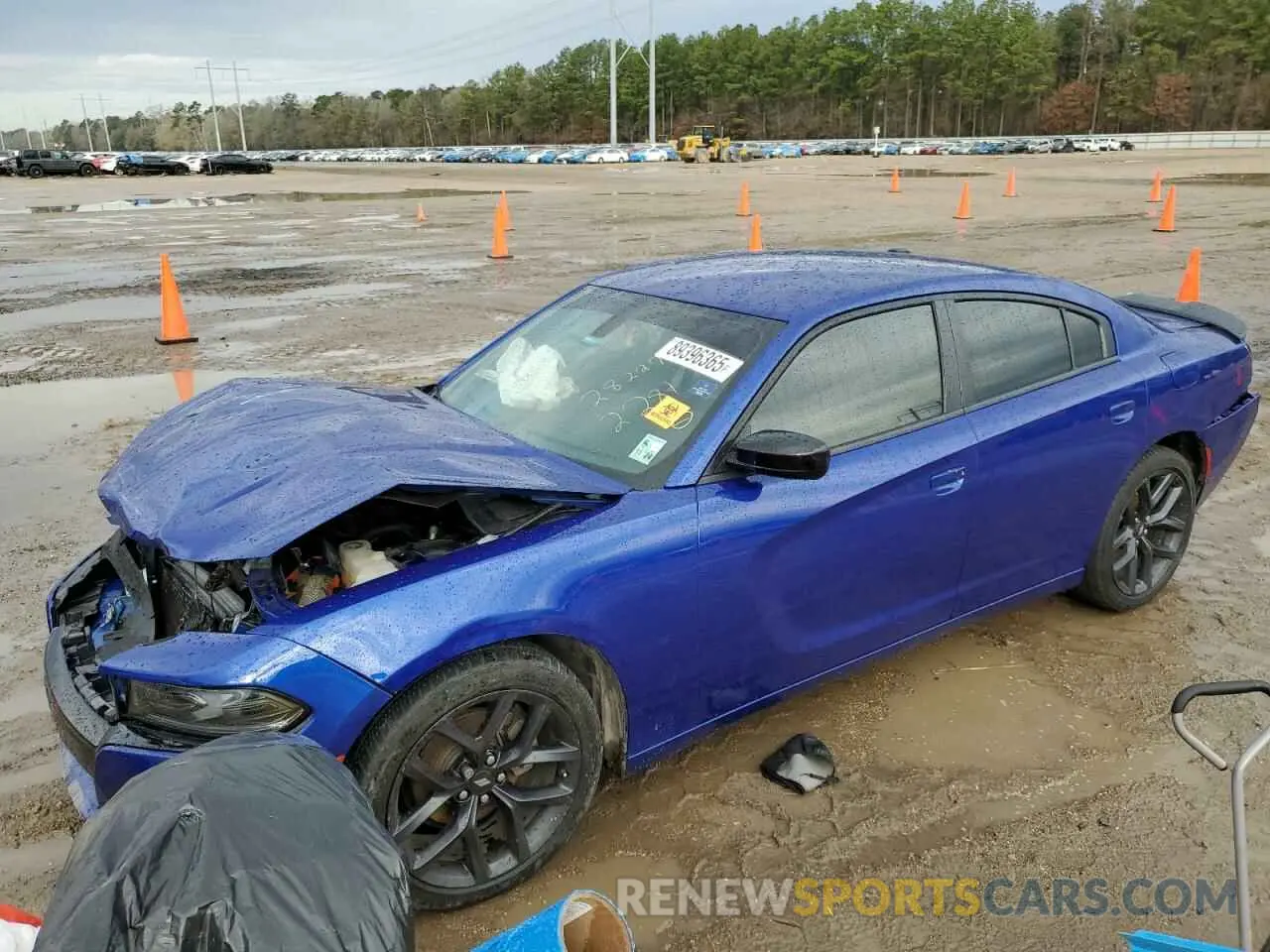 1 Photograph of a damaged car 2C3CDXBG7NH202281 DODGE CHARGER 2022