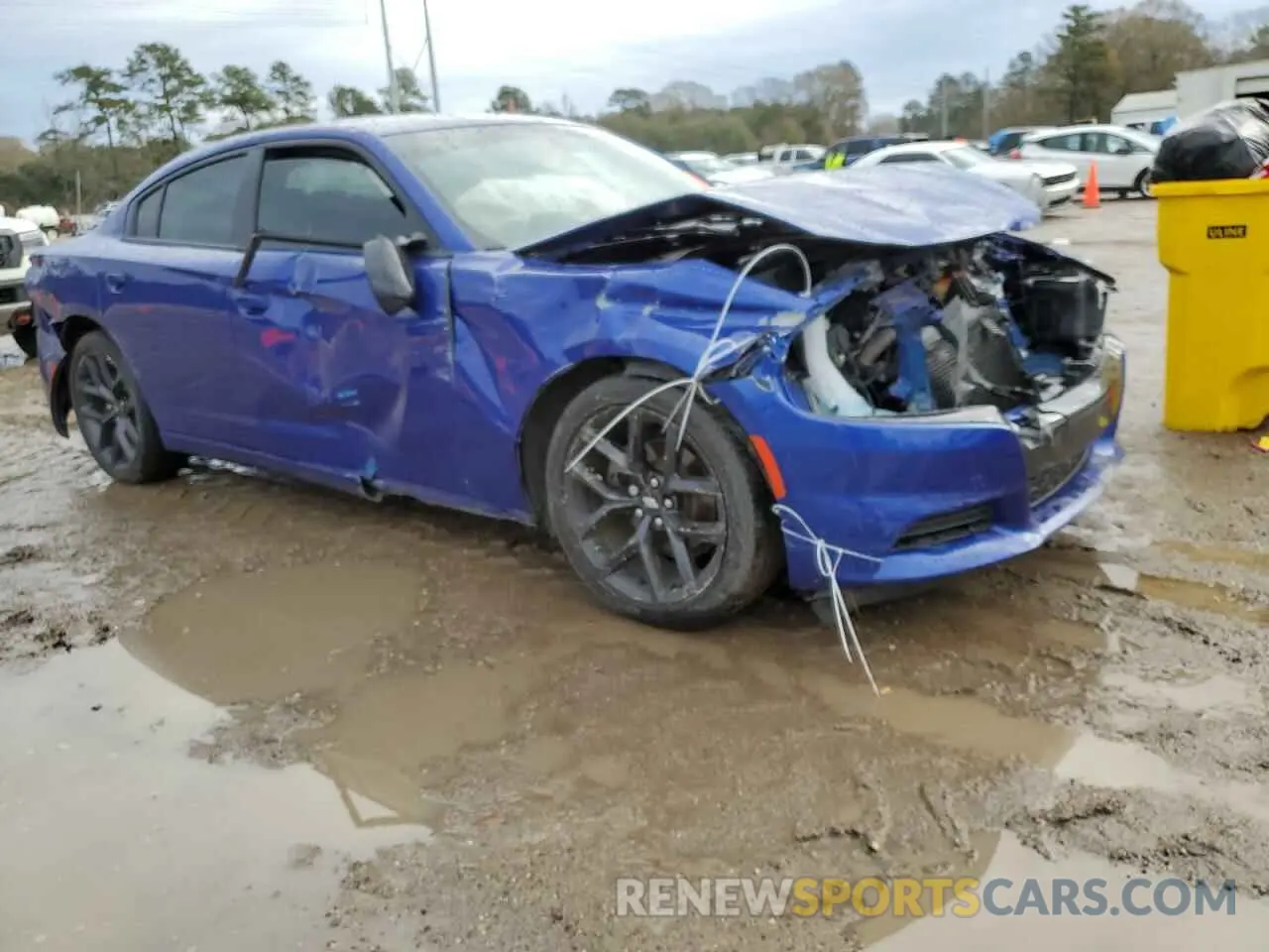 4 Photograph of a damaged car 2C3CDXBG7NH202281 DODGE CHARGER 2022