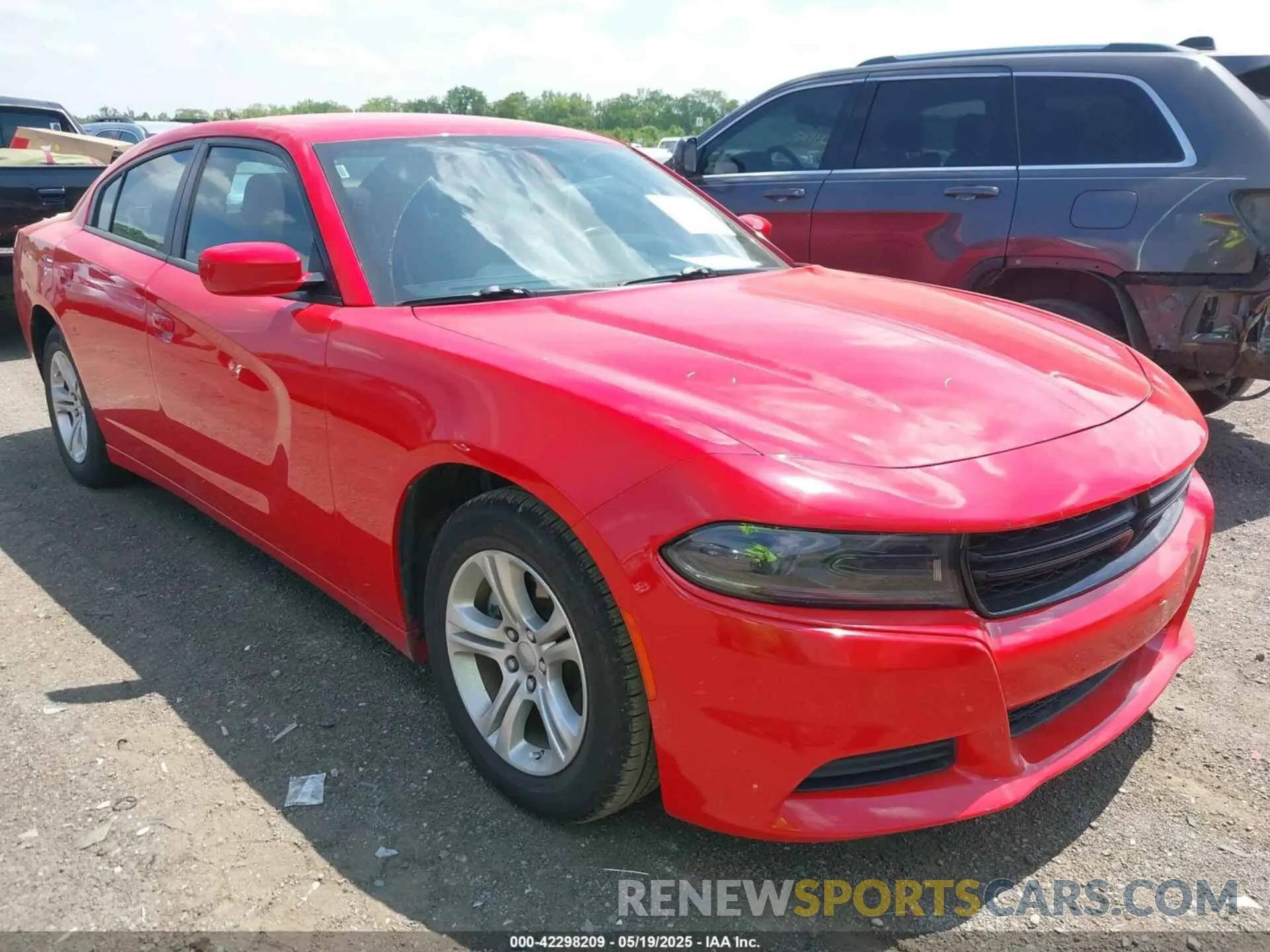 1 Photograph of a damaged car 2C3CDXBG7NH208047 DODGE CHARGER 2022
