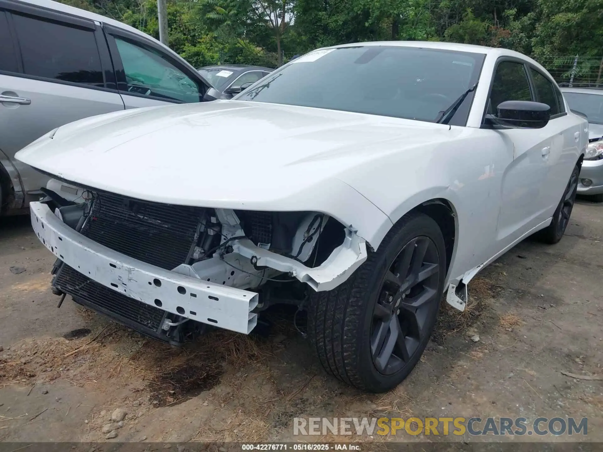 2 Photograph of a damaged car 2C3CDXBG7NH243476 DODGE CHARGER 2022
