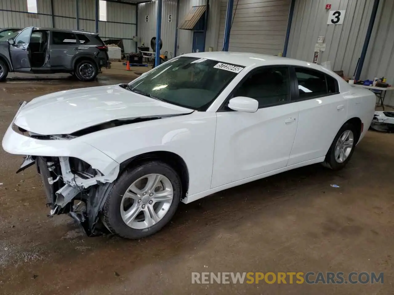 1 Photograph of a damaged car 2C3CDXBG7NH247754 DODGE CHARGER 2022