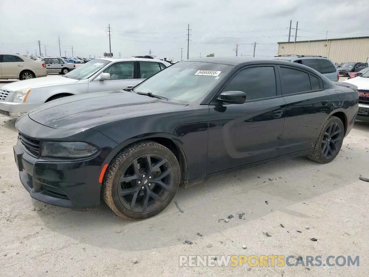 1 Photograph of a damaged car 2C3CDXBG8NH153589 DODGE CHARGER 2022