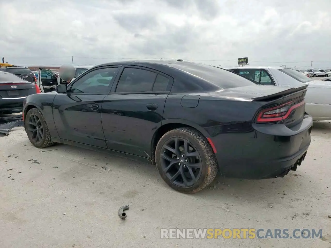 2 Photograph of a damaged car 2C3CDXBG8NH153589 DODGE CHARGER 2022