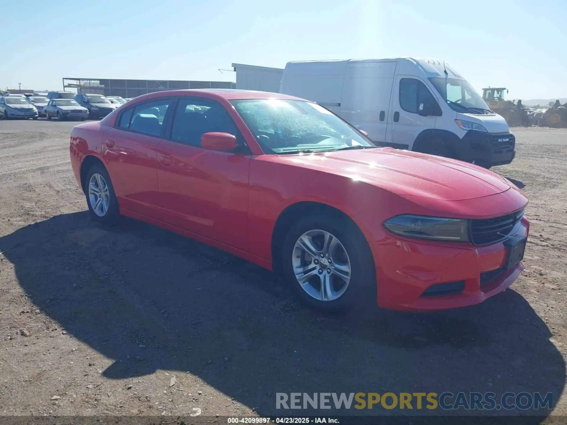 1 Photograph of a damaged car 2C3CDXBG8NH208316 DODGE CHARGER 2022