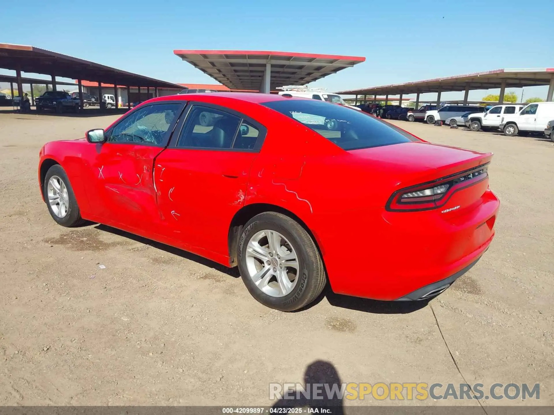 3 Photograph of a damaged car 2C3CDXBG8NH208316 DODGE CHARGER 2022