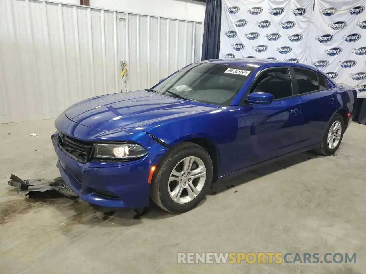 1 Photograph of a damaged car 2C3CDXBG8NH231143 DODGE CHARGER 2022