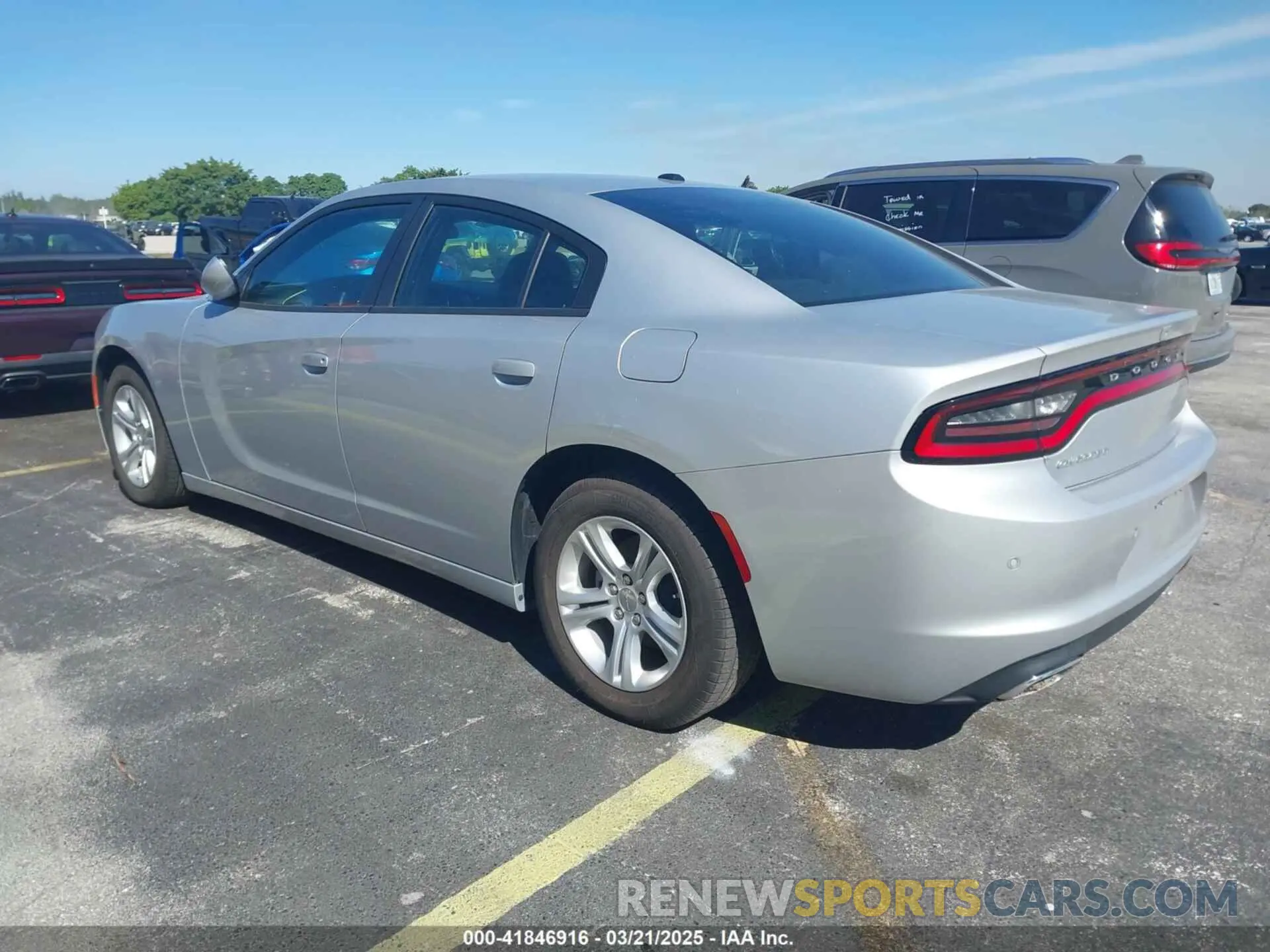 3 Photograph of a damaged car 2C3CDXBG8NH255734 DODGE CHARGER 2022