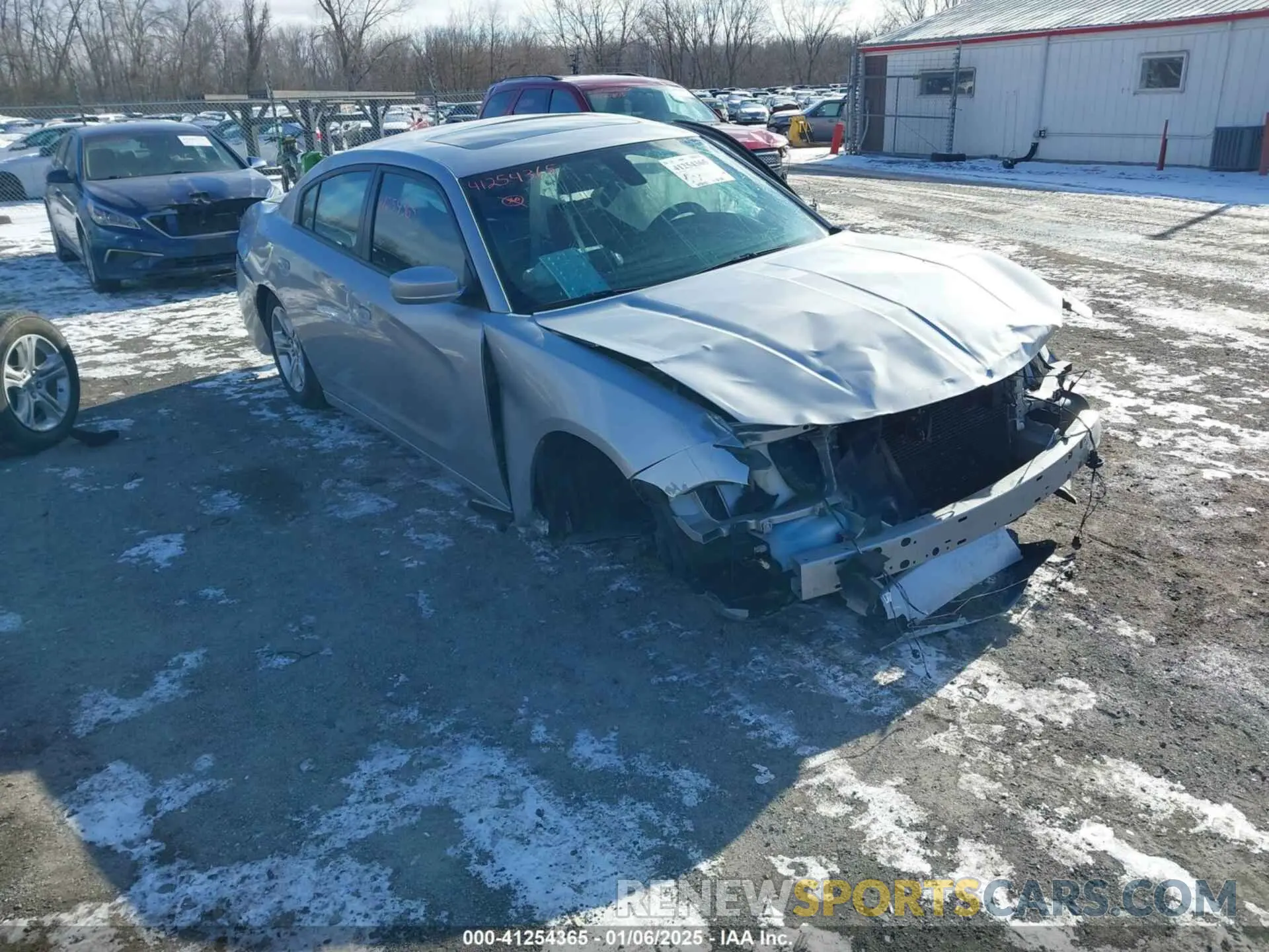 1 Photograph of a damaged car 2C3CDXBG9NH118995 DODGE CHARGER 2022
