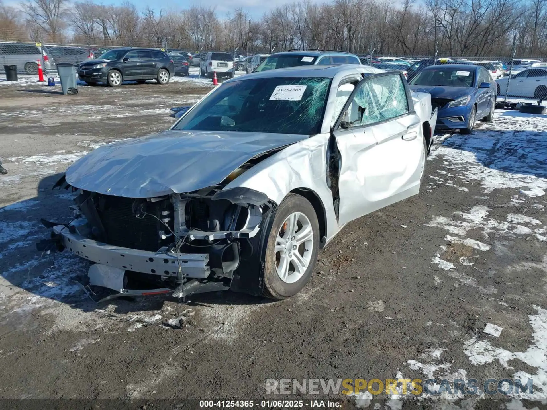2 Photograph of a damaged car 2C3CDXBG9NH118995 DODGE CHARGER 2022