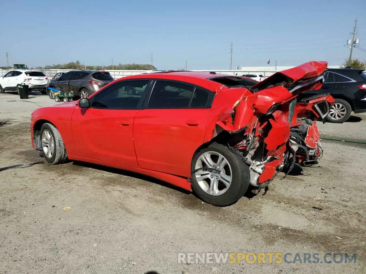 2 Photograph of a damaged car 2C3CDXBG9NH129236 DODGE CHARGER 2022