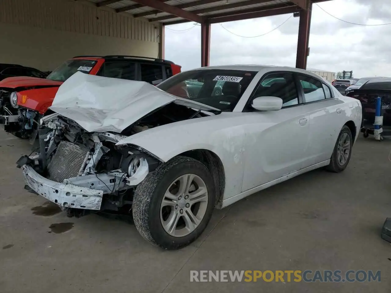1 Photograph of a damaged car 2C3CDXBG9NH133027 DODGE CHARGER 2022