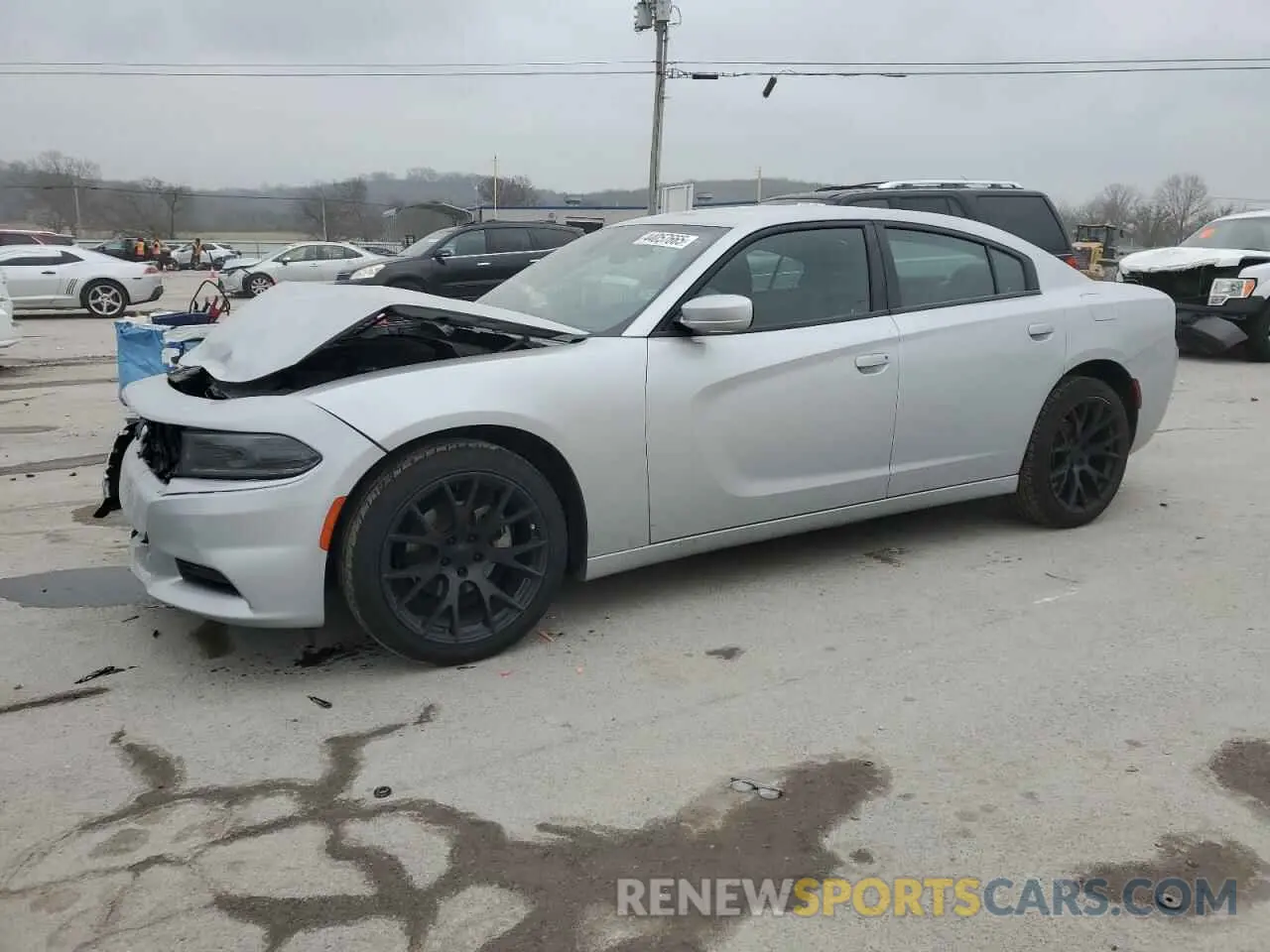 1 Photograph of a damaged car 2C3CDXBG9NH141810 DODGE CHARGER 2022