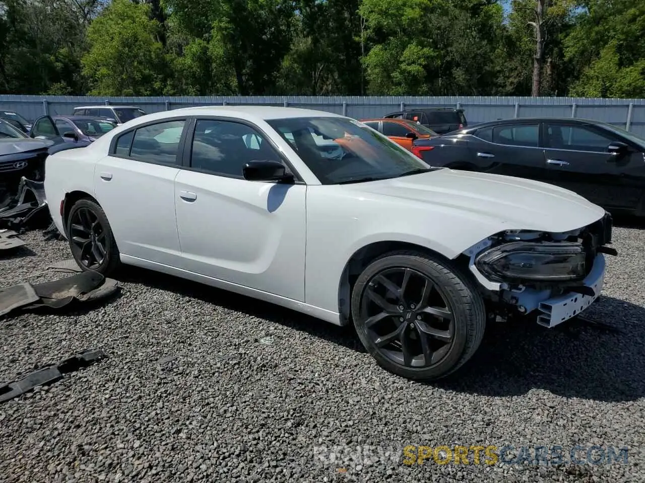 4 Photograph of a damaged car 2C3CDXBG9NH143251 DODGE CHARGER 2022