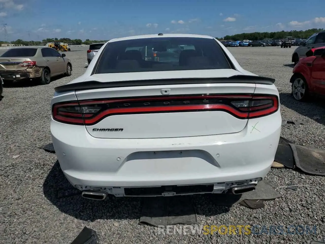 6 Photograph of a damaged car 2C3CDXBG9NH143251 DODGE CHARGER 2022