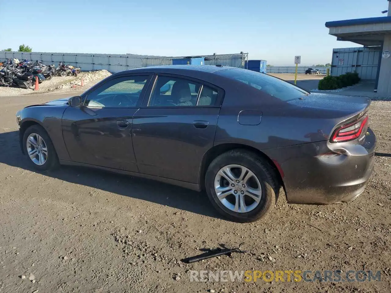 2 Photograph of a damaged car 2C3CDXBG9NH182616 DODGE CHARGER 2022