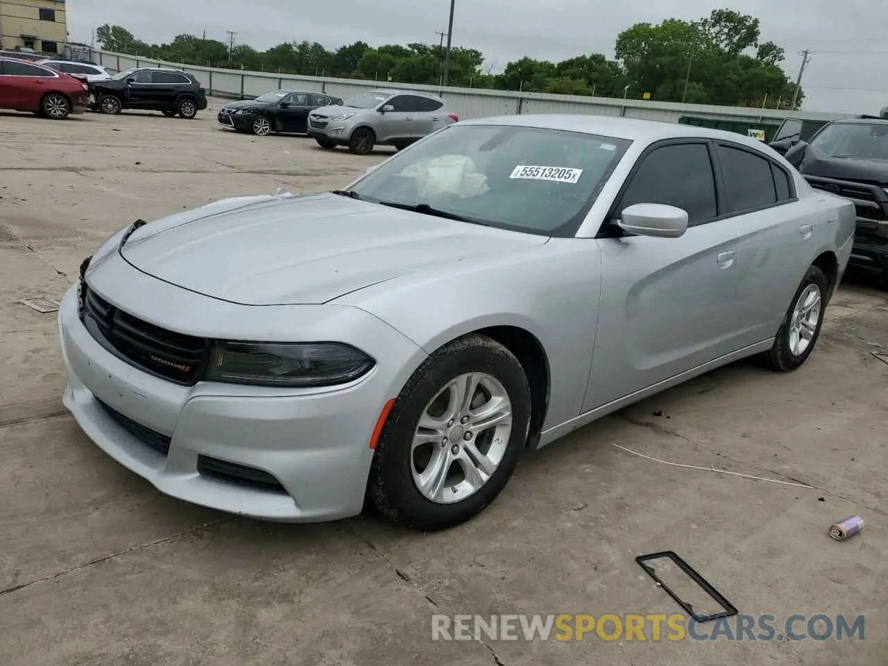 1 Photograph of a damaged car 2C3CDXBG9NH201102 DODGE CHARGER 2022