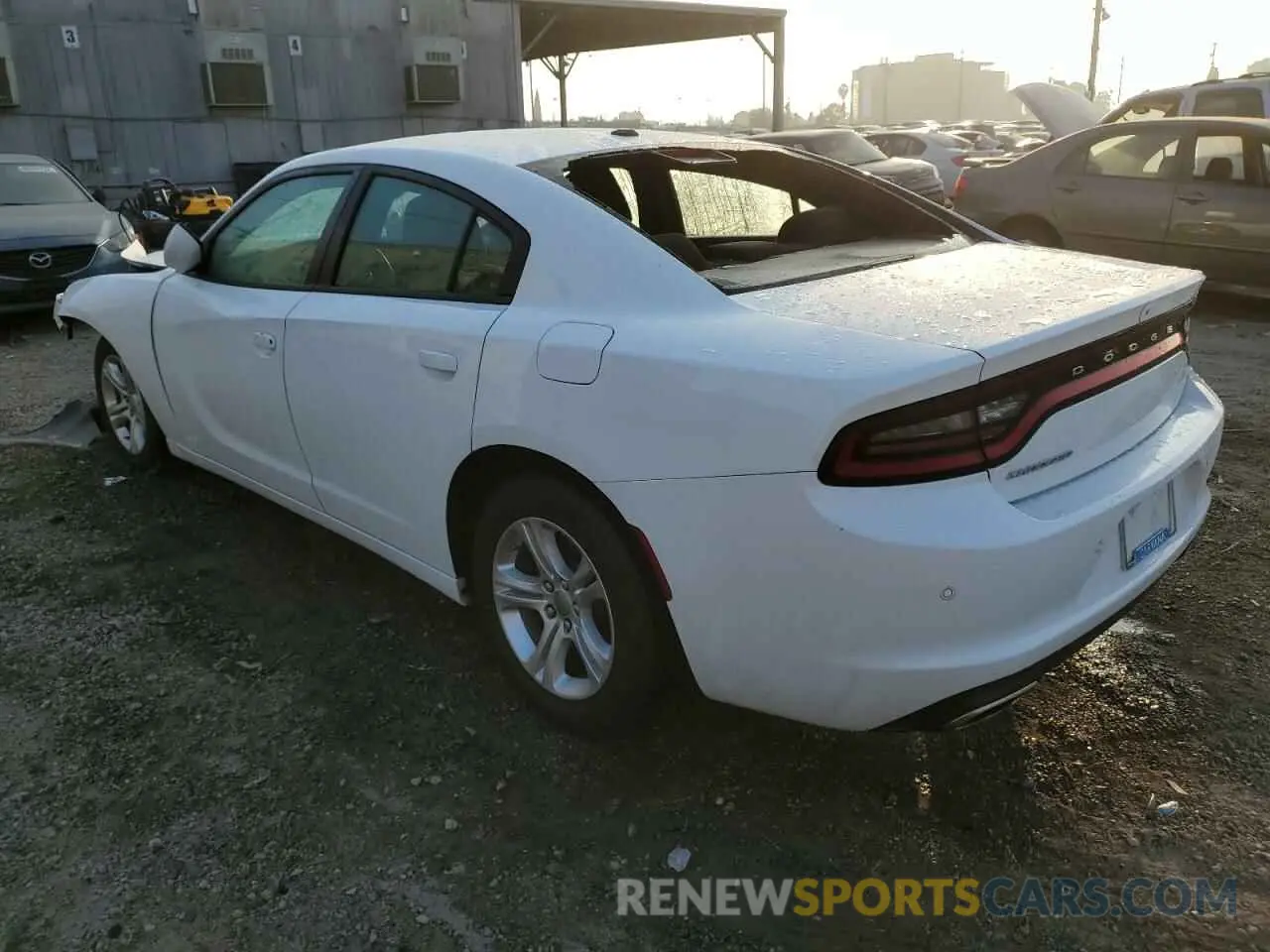 2 Photograph of a damaged car 2C3CDXBG9NH224007 DODGE CHARGER 2022