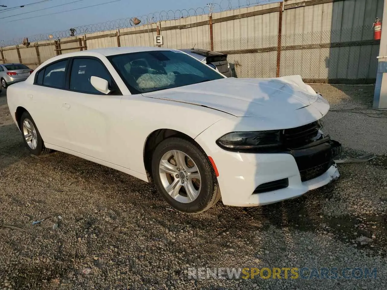 4 Photograph of a damaged car 2C3CDXBG9NH224007 DODGE CHARGER 2022