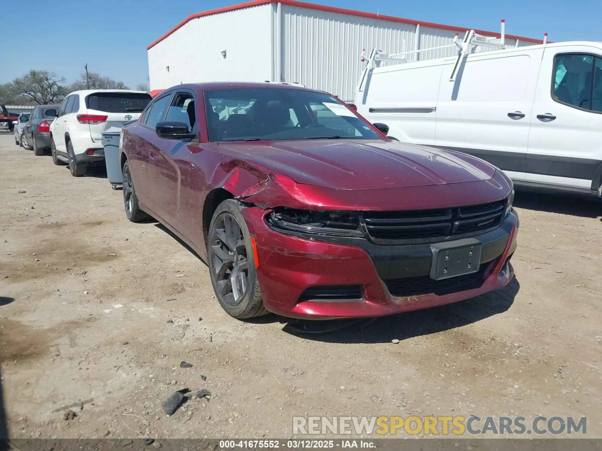 1 Photograph of a damaged car 2C3CDXBGXNH203229 DODGE CHARGER 2022