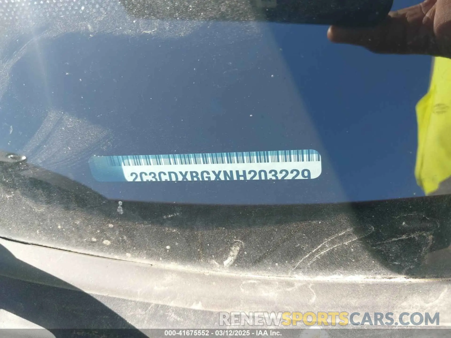 9 Photograph of a damaged car 2C3CDXBGXNH203229 DODGE CHARGER 2022