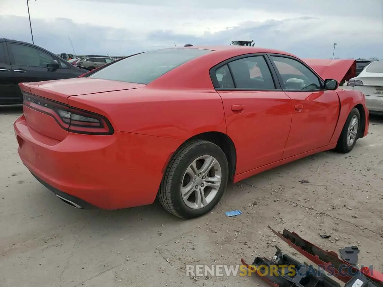 3 Photograph of a damaged car 2C3CDXBGXNH207894 DODGE CHARGER 2022