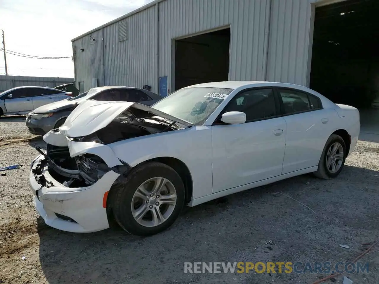 1 Photograph of a damaged car 2C3CDXBGXNH239034 DODGE CHARGER 2022