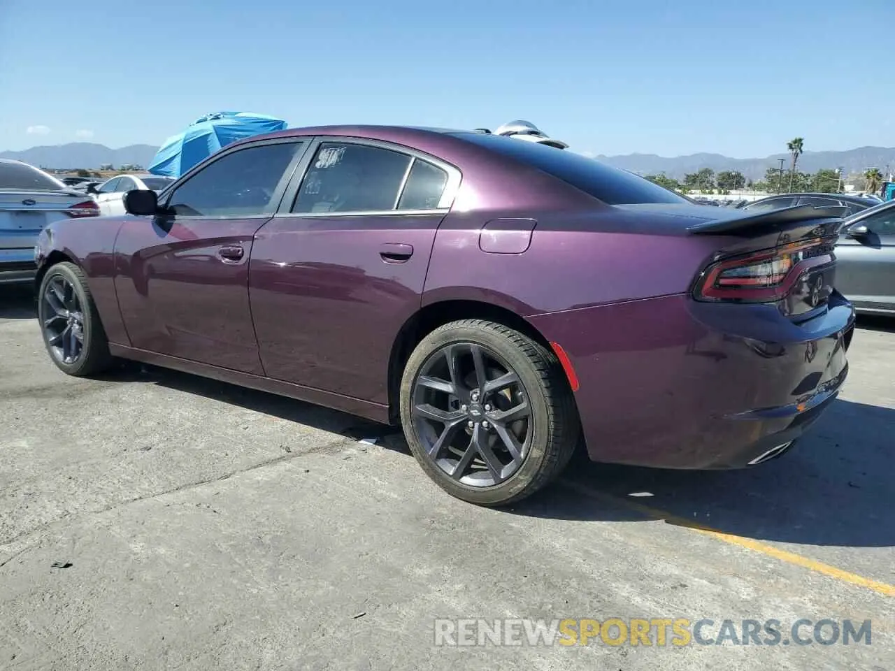 2 Photograph of a damaged car 2C3CDXBGXNH243388 DODGE CHARGER 2022