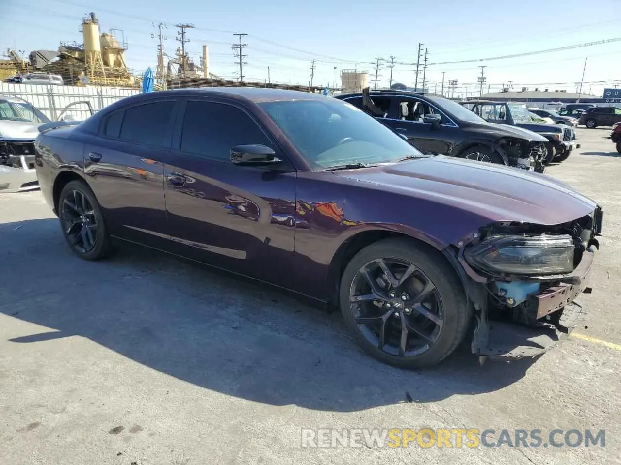 4 Photograph of a damaged car 2C3CDXBGXNH243388 DODGE CHARGER 2022