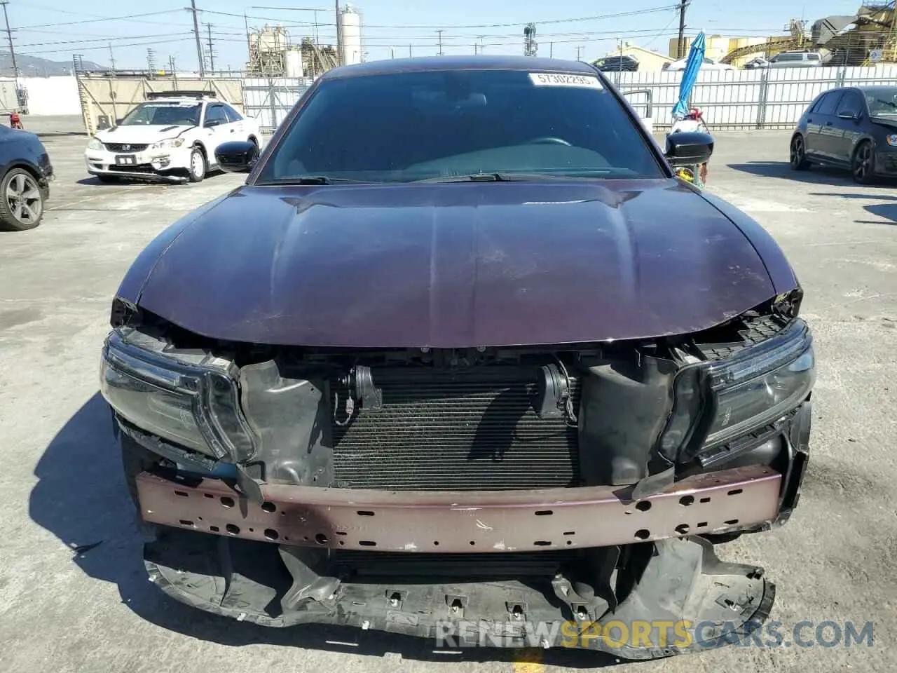5 Photograph of a damaged car 2C3CDXBGXNH243388 DODGE CHARGER 2022
