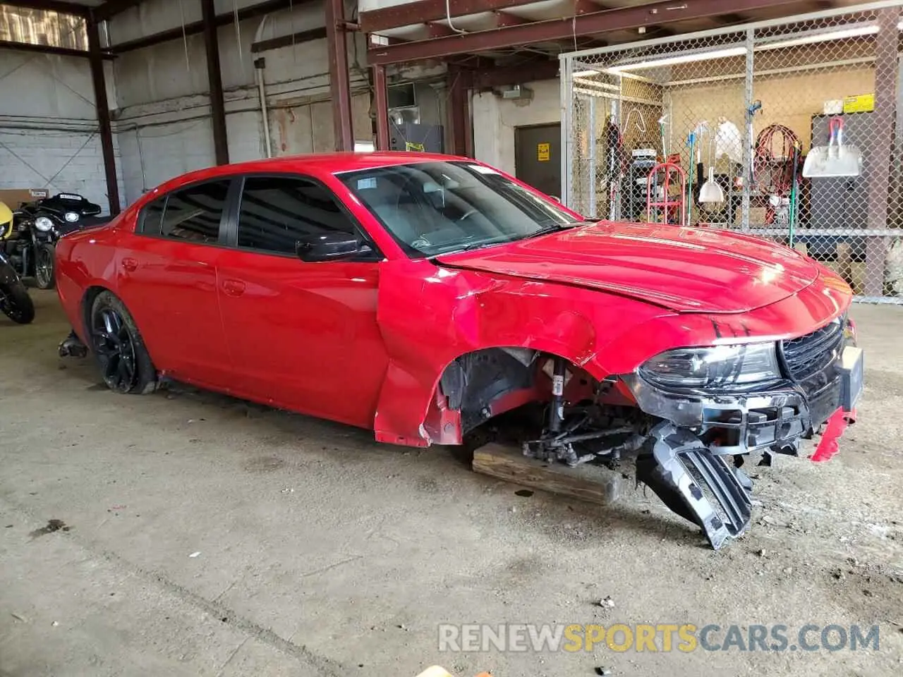 4 Photograph of a damaged car 2C3CDXBGXNH262068 DODGE CHARGER 2022