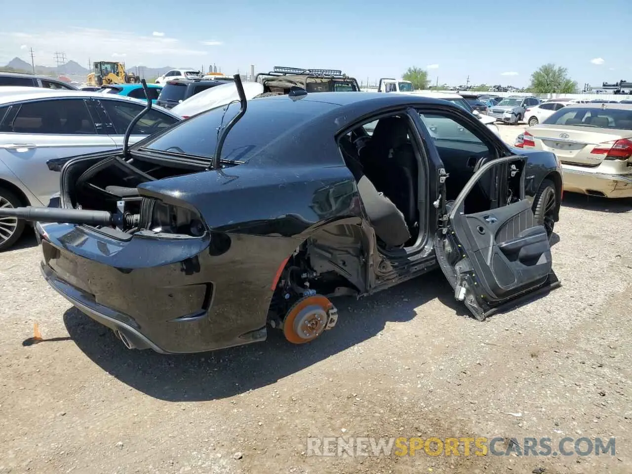 3 Photograph of a damaged car 2C3CDXCT0NH172522 DODGE CHARGER 2022